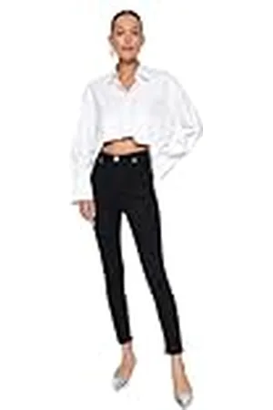Trendyol Black High Waist Jegging Jeans TWOAW24JE00264, , 38, , 38