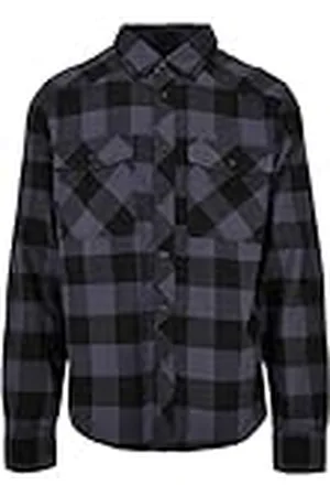 Build Your Brand Checkshirt Heren 5XL, , 5XL