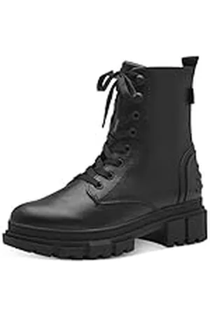 QS by s.Oliver Dames Lace Boot Flat 5-25220-41 Enkellaarsjes, , 36 EU
