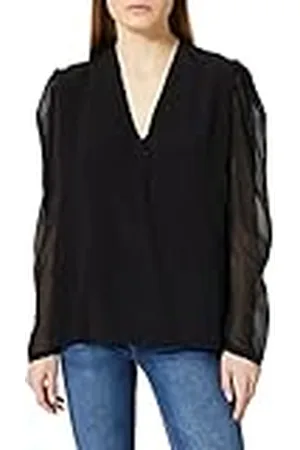 7 for all Mankind Dames JSFL5050BL Blouse, , XS