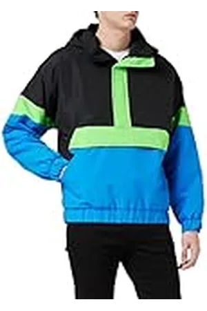 Urban classics Windbreaker voor heren, neon-mix, pull-over-jack, overgangsjas, , XXL