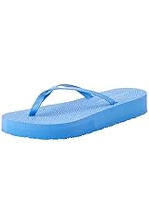 Tommy Hilfiger Vrouwen Monogram Strand Sandaal Flip Flop, Blue Spell, 5 UK, , 38 EU