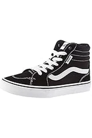 Vans Filmore Hi Sneakers voor kinderen, uniseks, Suède canvas zwart wit., 39 EU