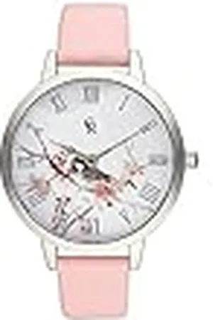 Charlotte Raffaelli Unisex Adult Analoog Quartz Horloge met Lederen Band CRA001