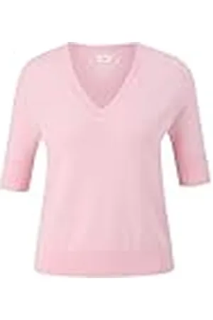QS by s.Oliver S.Oliver Schwarz LABEL Pullover met korte mouwen, , 44