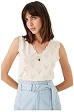 Garcia Dames Singlet shirt met schouderbandje/cami shirt, , XXL