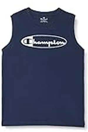 Champion Legacy Graphic Shop S/L tanktop, marineblauw, 9-10 jaar kinderen en jongens