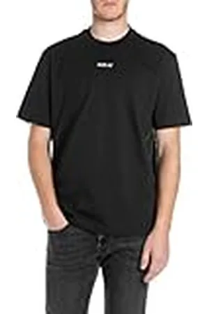 Replay Basic T-shirt voor heren, ronde hals, korte mouwen, , S