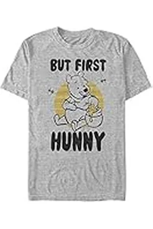 Disney Winnie the Pooh - First Hunny Unisex Crew neck T-Shirt XL