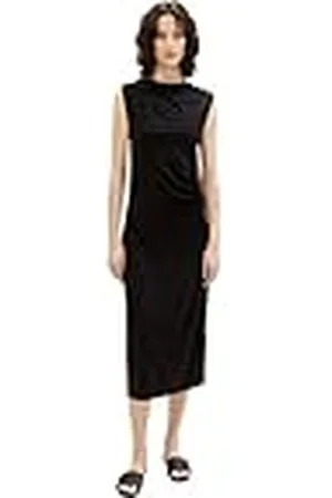 TOM TAILOR Dames 1036666 jurk, 14482-Deep Black, 44, , 44