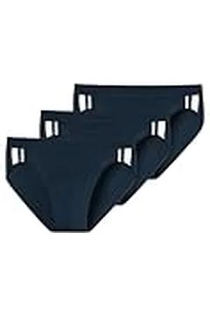 Schiesser Herren 3 PACK Slip Softbund und Streifen Bio Baumwolle - 95/5 Organic