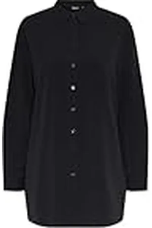 Pieces® Dames Pcmei Ls Loose Long Shirt Noos Bc blouse met lange mouwen, , M