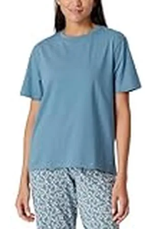 Schiesser Damen Schlafshirt kurzarm Baumwolle - Mix + Relax
