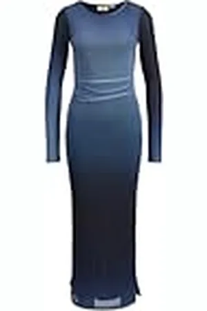 JACK & JONES Dames Jxrosa Mesh Ls Maxi Dress WVN maxi-jurk, , XL