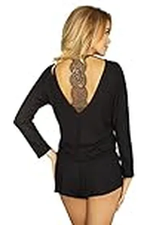 Kalimo Dames komplet chalandri-Black-L pyjamaset, L, , L