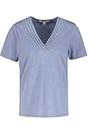 Garcia Dames T-shirt met korte mouwen, blauw grijs, XS, , XS