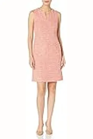 Karl Lagerfeld Tweed Shift jurk voor dames, met zakken, casual jurk, , 8