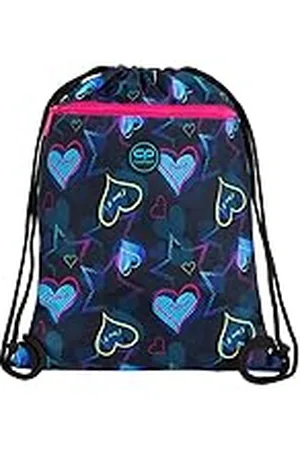 Coolpack Green Deep Love, sporttas met trekkoord, uniseks, kinderen, eenheidsmaat, Meerkleurig, Eén maat