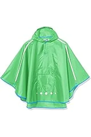 Playshoes Uniseks regenponcho voor kinderen, opvouwbare regenjas, , M
