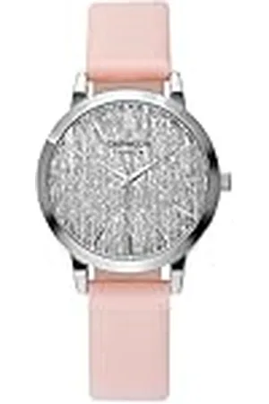 ORPHELIA Modieus analoog kwartshorloge voor dames, Sparkle Chic met lederen armband, , Classic