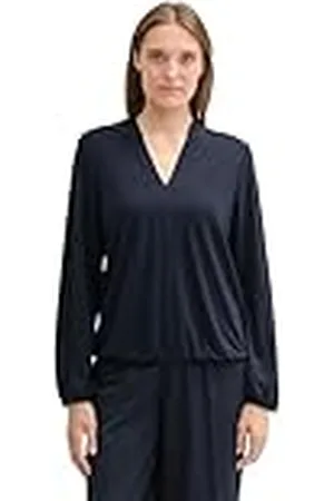 TOM TAILOR T-shirt met lange mouwen voor dames, , M