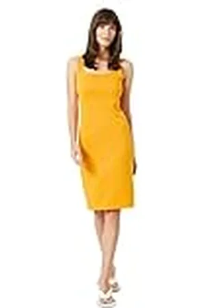 Koton Dames U-Neck Strappy Slitted Midi Slipdress Dress, , S
