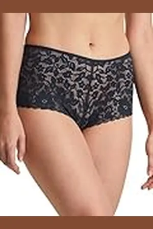Calida Natural Comfort Lace Panty, Regular Cut dames, met elastische kant, , 32-34