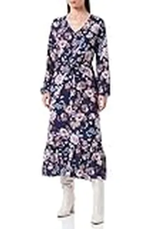 ONLY Onlnova Life L/S Amy Long AOP Ptm Jurk voor dames, , S