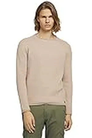TOM TAILOR Uomini Pullover van biologisch katoen en raglanmouwen 1024982, , S