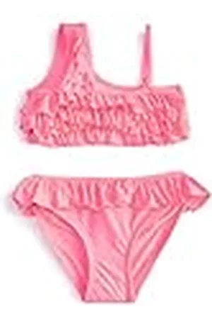 Koton Meisjesbikini met ruffle detail, een schouderbandje, zwembroek, , 5-6 Jaar
