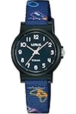 Lorus Analoog kwartshorloge voor jongens met nylon armband RRX45JX9