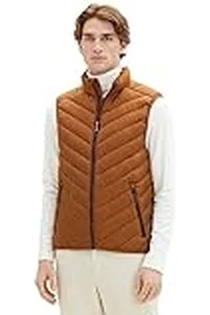 TOM TAILOR TOM KLEERMAKER lichtgewicht gewatteerd herengilet met opstaande kraag van gerecycled polyester