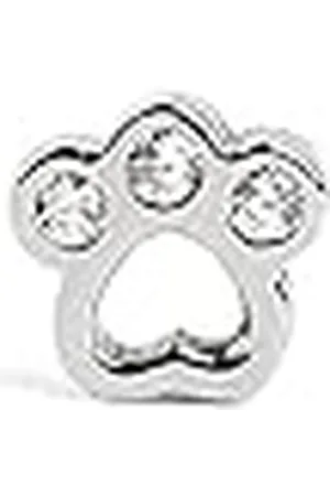 SINGULARU Losse Oorbel Mini Poot . 925 Sterling met Rhodium Plating. Schroefsluiting. Sieraden voor Vrouwen