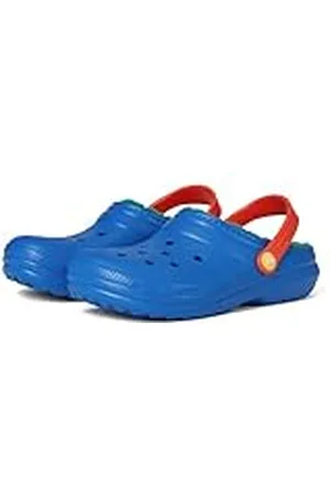 Crocs Klassieke gevoerde klomp K, blauwe bout/multi, 13 UK, , 13 UK