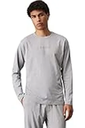 Calvin Klein Heren L/S Crew Neck 000NM2771E L/S T-Shirt, , M, , M