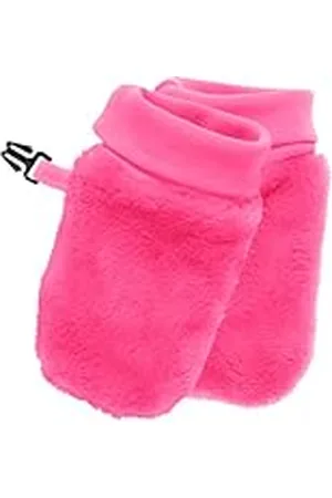 Playshoes Unisex baby knuffel-fleece wanten handschoenen, pink, één maat