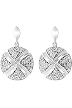 ORPHELIA ZO-6043 Oorstekers voor dames, 925 , gerhodineerd, zirkonia, briljant geslepen, wit, Sterling , Zirkonia