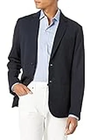 Armani Exchange Heren Textured Casual Blazer, Navy, 34, , 34