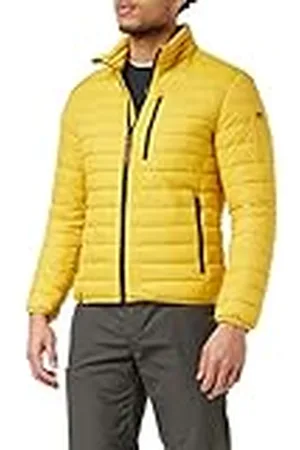 Camel Active Leichte Steppjacke Ohne Kapuze Jas voor heren, geel, 36