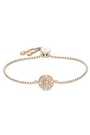 Fynch-Hatton Slider armband met Northstar middendeel van roestvrij staal, 18 cm, Roestvrij staal, Geen edelsteen