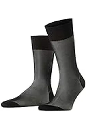 Falke Heren Sokken Fine Shadow M So katoen gedessineerd 1 paar, , 45-46