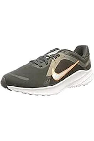 Nike Quest 5 Sneaker voor dames, Dk Smoke Grijs Metallic Zilver Olijfgrijs, 38 EU