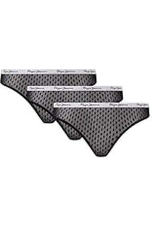 Pepe Jeans Dot 3p Thong Tanga, (black), S voor dames, , S