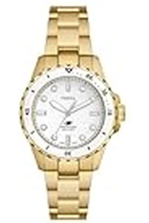 Fossil Blue dive Watch for Women, Quartz movement with Stainless steel or Leather Strap