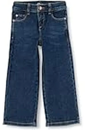 QS by s.Oliver Junior Meisjesjeans broek, Wide Leg Blue 104, , 104 cm