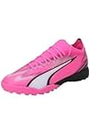PUMA Ultra Match Tt voetbalschoen voor heren, Poison Pink Wit Zwart, 44 EU
