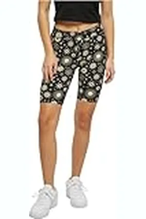 Urban classics Sportshorts voor dames, elastisch, yoga, fitnessstudio, shorts met hoge taille in verschillende kleuren, maten XS - 5XL, , M