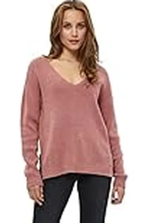 DESIRES Amabel lange trui voor dames, roze melange, XS, , XS
