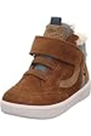 Superfit Jungen SUPIES leicht gefütterte Gore-Tex Sneaker, BRAUN/BLAU 3000