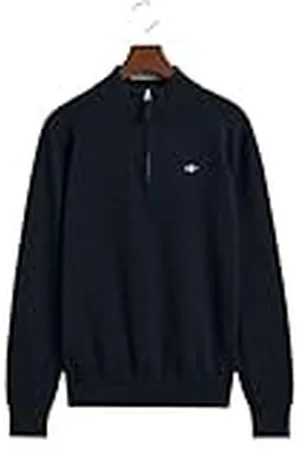 GANT Unisex Kids Shield Cotton Half Zip Pullover, , 170